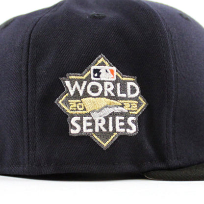 Houston Los Astros 2023 World Series New Era 59Fifty Fitted Hat (Navy Black Gray Under Brim)