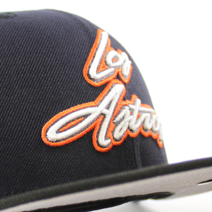 Houston Los Astros 2023 World Series New Era 59Fifty Fitted Hat (Navy Black Gray Under Brim)