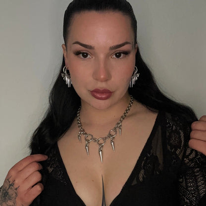 WARDEN SPIKE NECKLACE