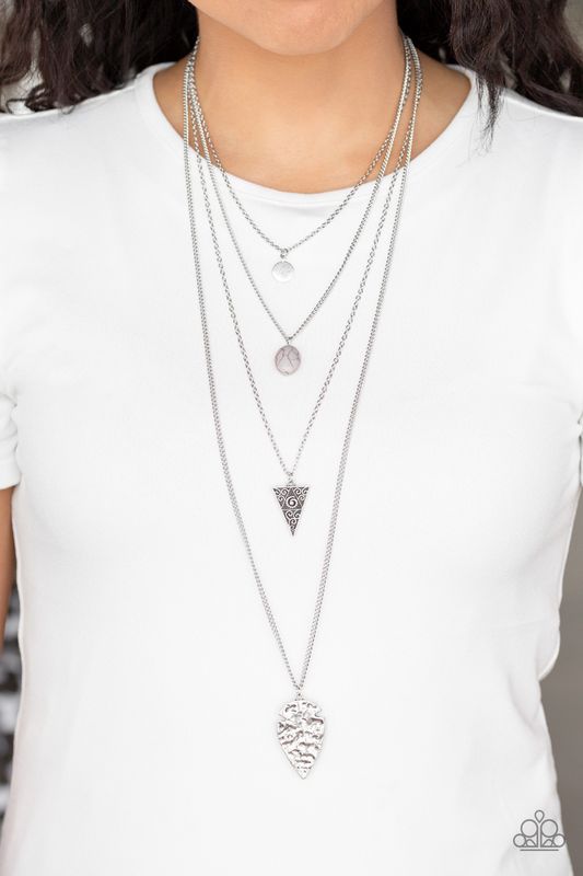 Grounded In Artifact -  Silver Paparazzi Accessories