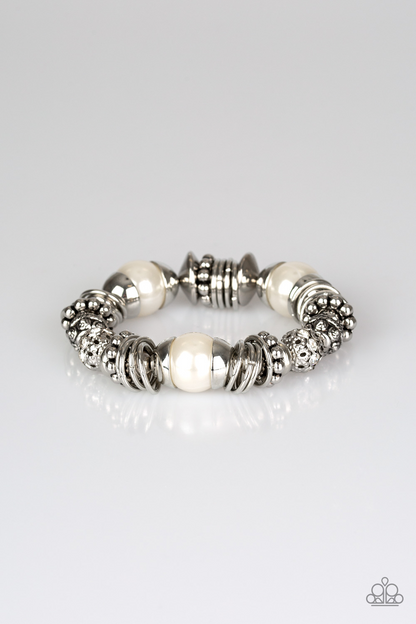 Uptown Tease - White Paparazzi Accessories