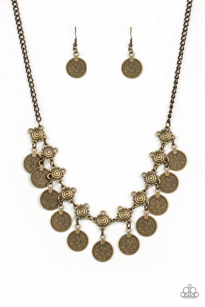 Walk The Plank - Brass Paparazzi Accessories