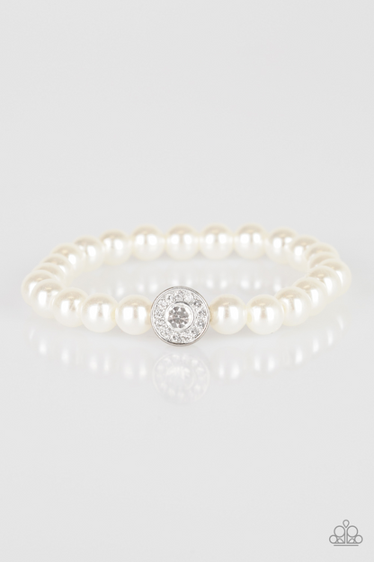 Follow My Lead - White Paparazzi Accessories