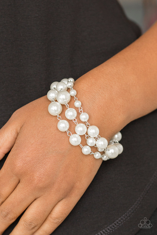 Until The End Of TIMELESS - White Paparazzi Accessories