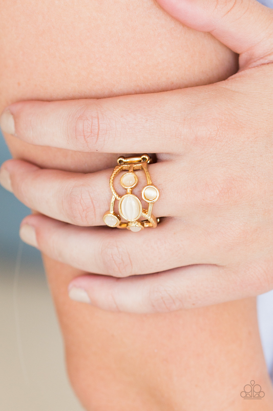 Moon Mood - Gold Paparazzi Accessories