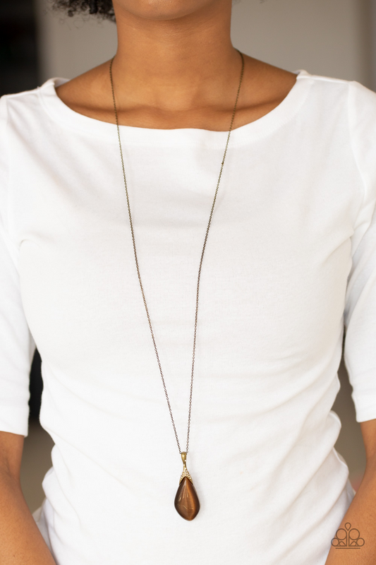 Friends in GLOW Places - Brass Paparazzi Accessories