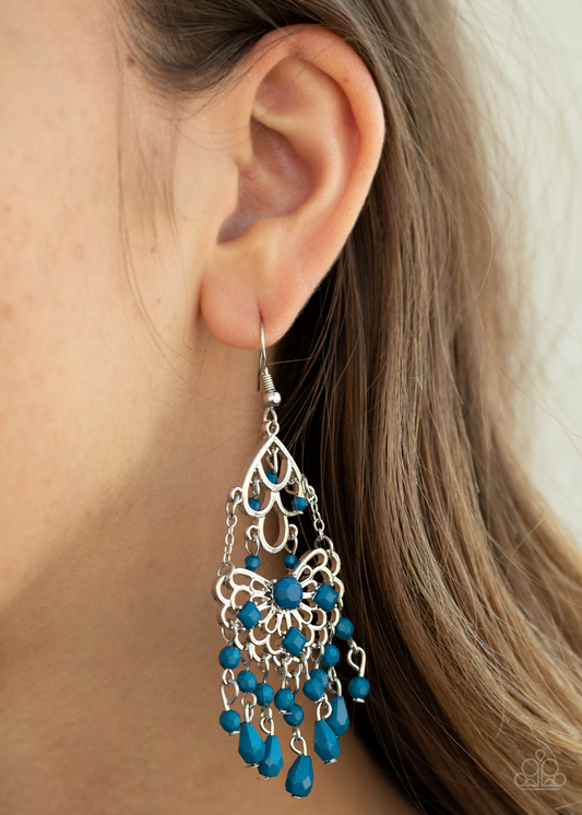 Glass Slipper Glamour - Blue Paparazzi Accessories