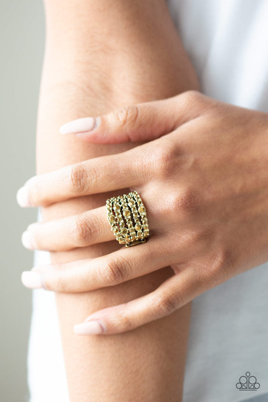 Truly Treasured. -  Brass. Paparazzi Accessories