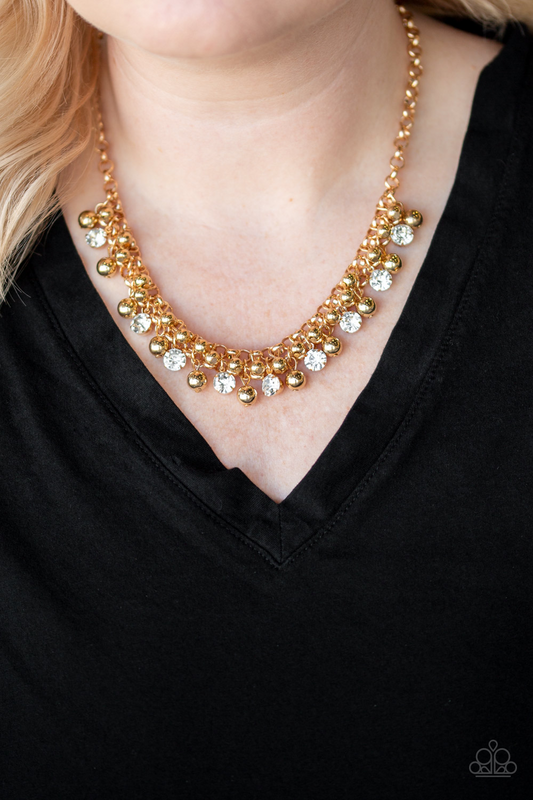 Wall Street Winner - Gold Paparazzi Accessories