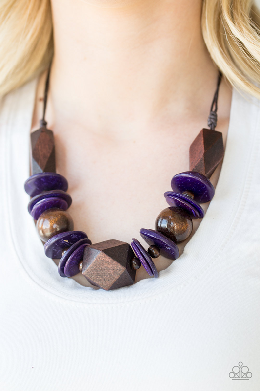 Pacific Paradise - Purple Paparazzi Accessories