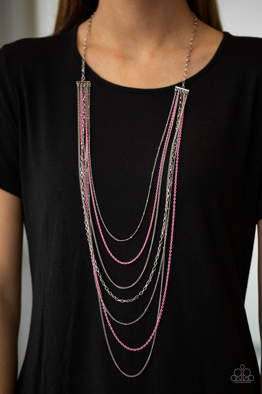 What A Colorful World - Pink Paparazzi Accessories