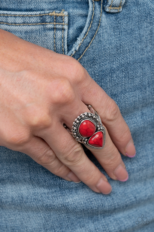 Mojave Mosaic - Red Paparazzi Accessories
