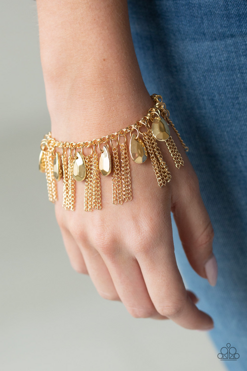 Brag Swag - Gold Paparazzi Accessories