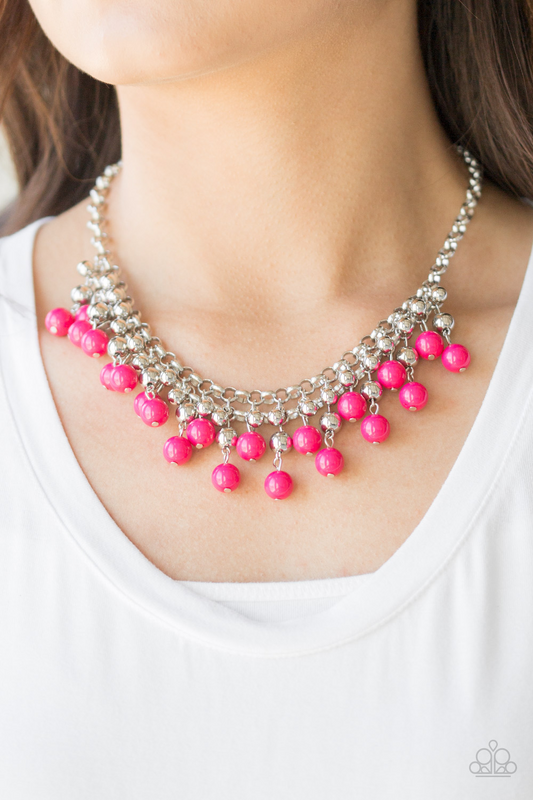 Friday Night Fringe - Pink Paparazzi Accessories