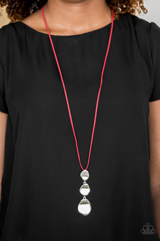 Embrace The Journey - Red Paparazzi Accessories