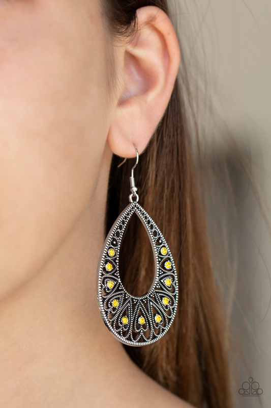 Love To Be Loved - Yellow Paparazzi Accessories