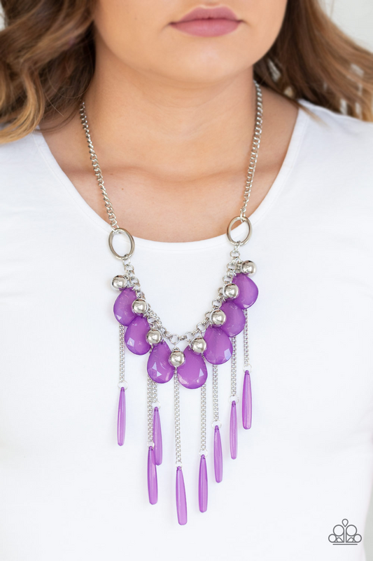 Roaring Riviera -  Purple  Paparazzi Accessories