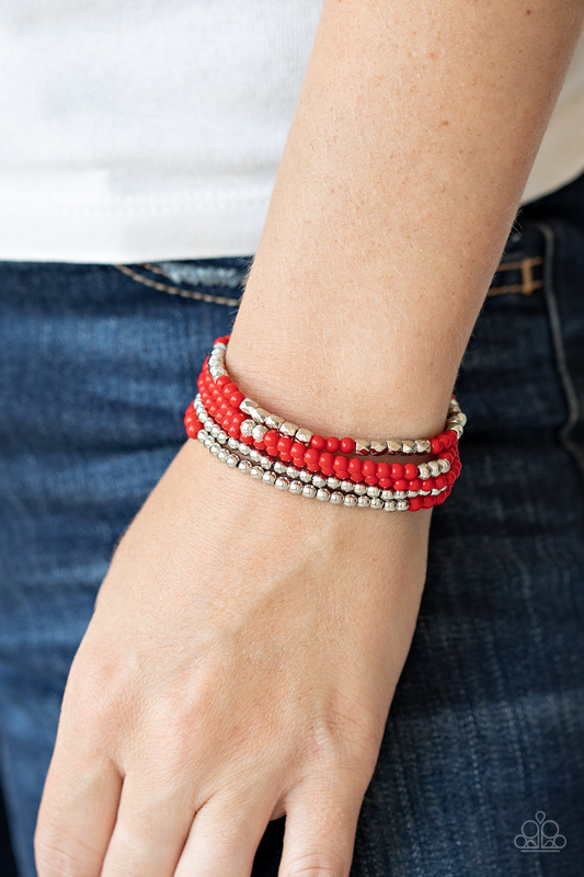 Stacked Showcase - Red Paparazzi Accessories