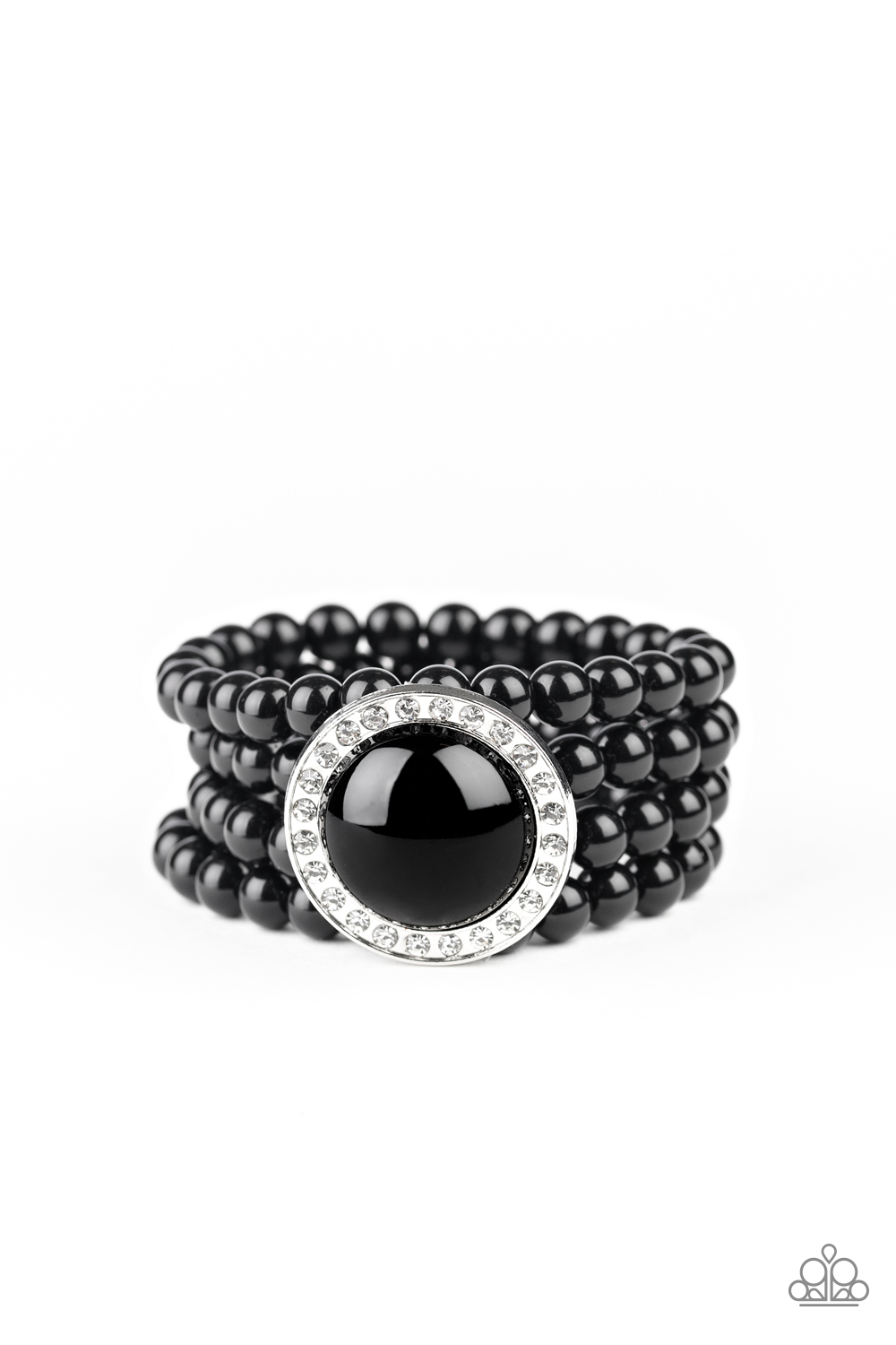 Top Tier Twinkle - Black Paparazzi Accessories