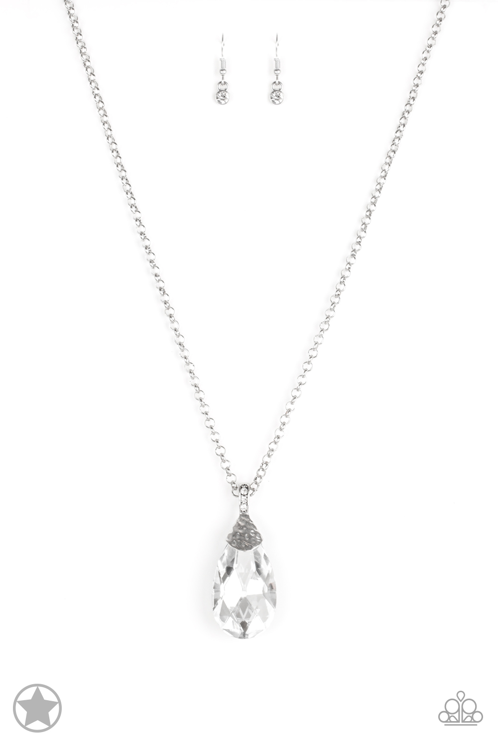 Spellbinding Sparkle - White Paparazzi Accessotris
