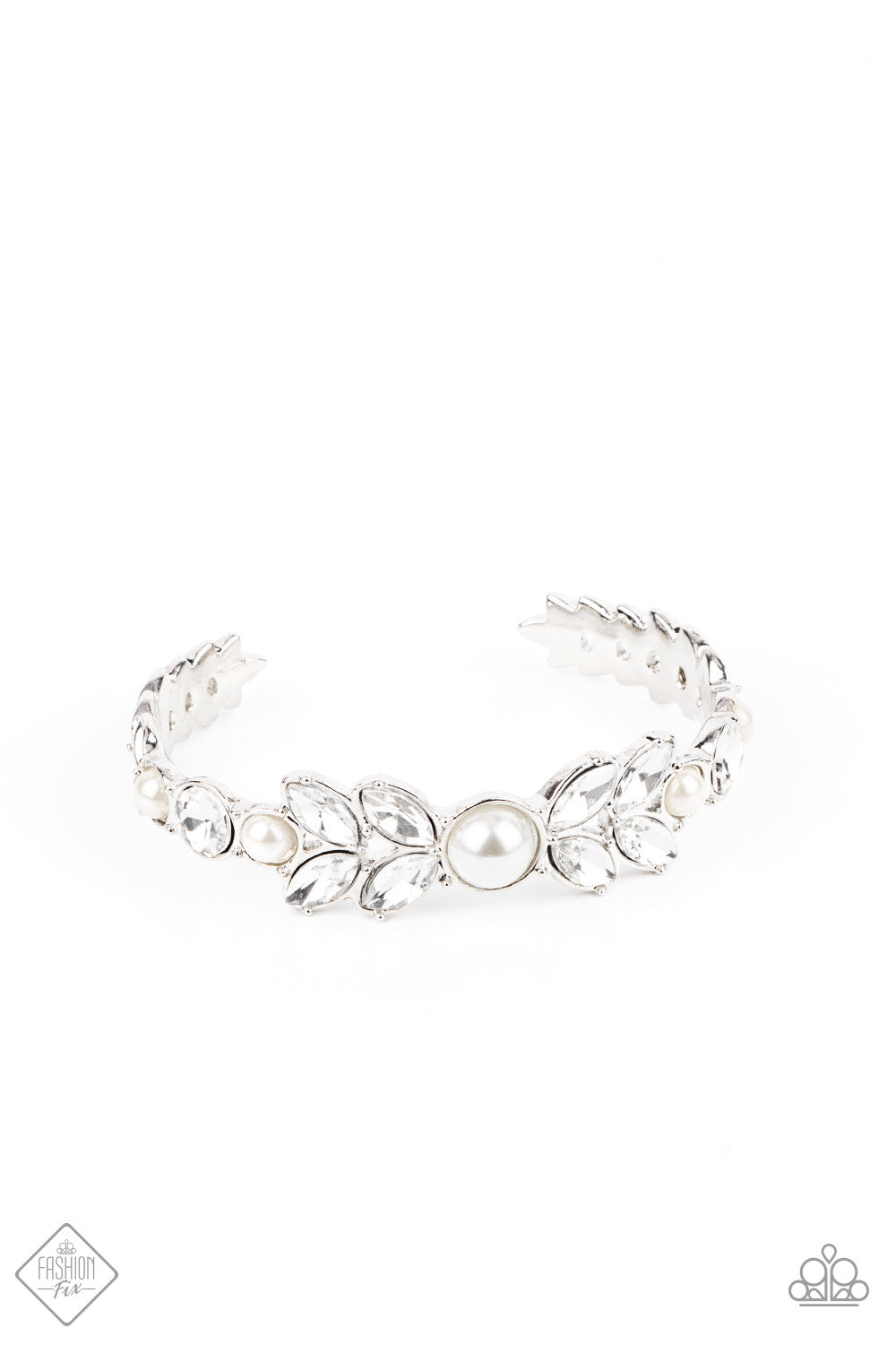 Regal Reminiscence - White Paparazzi Accessories