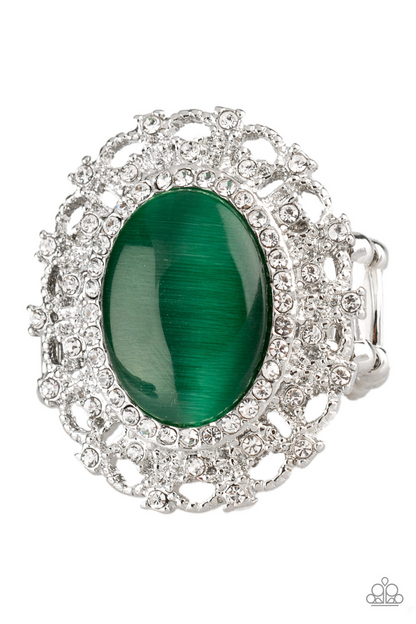 BAROQUE The Spell - Green Paparazzi Accessories
