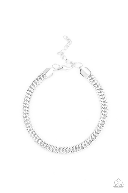 One - To Knock Out - Silver Paparazzi Accessories
