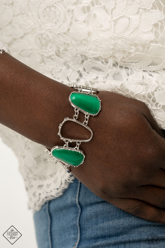 Yacht Club Couture Green Paparazzi Accessories
