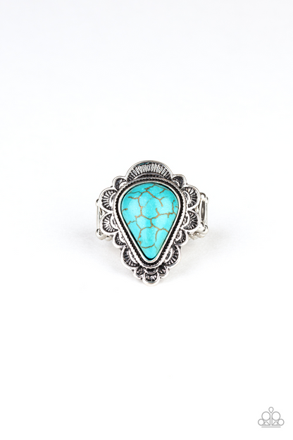 Desert Escape - Blue Paparazzi Accessories
