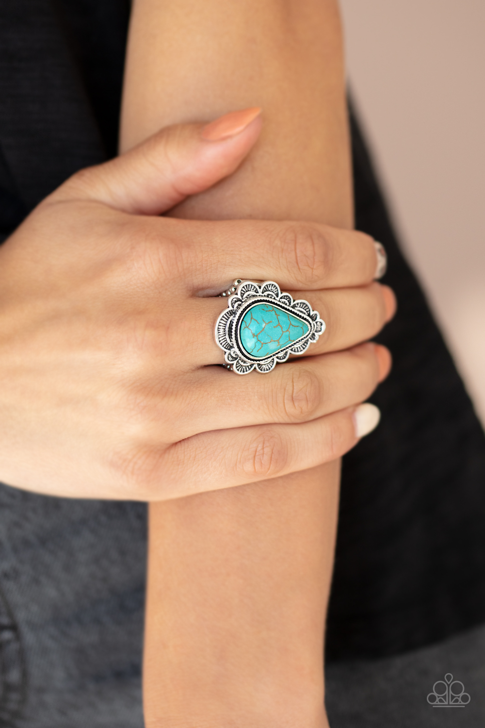Desert Escape - Blue Paparazzi Accessories