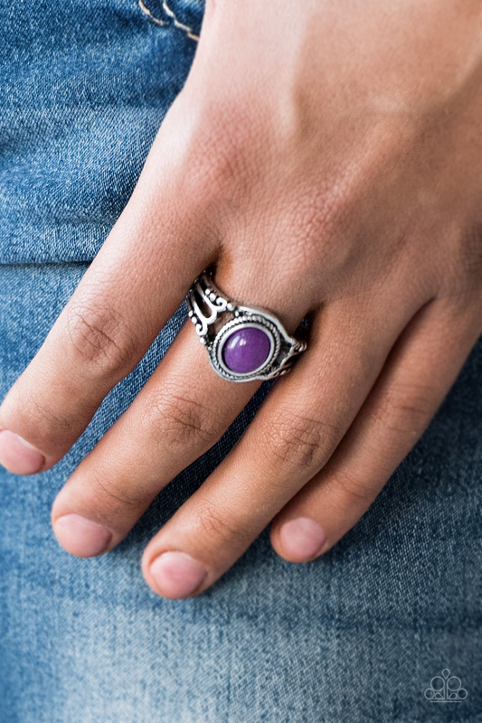 Peacefully Peaceful - Purple Paparazzi Accessories