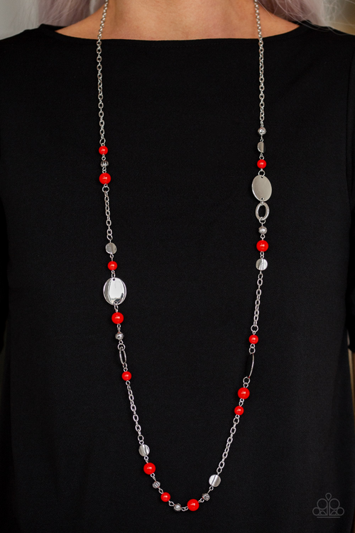 Serenely Springtime - Red Paparazzi Accessories