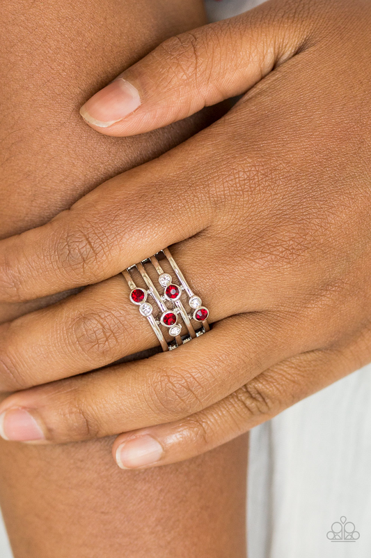 Sparkle Showdown  -  Red Paparazzi Accessories