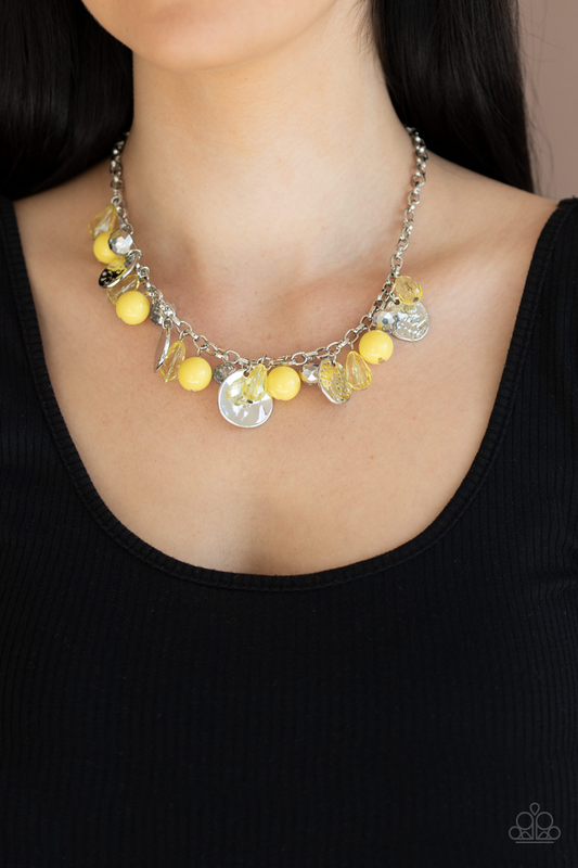 Prismatic Sheen - Yellow Paparazzi Accessories