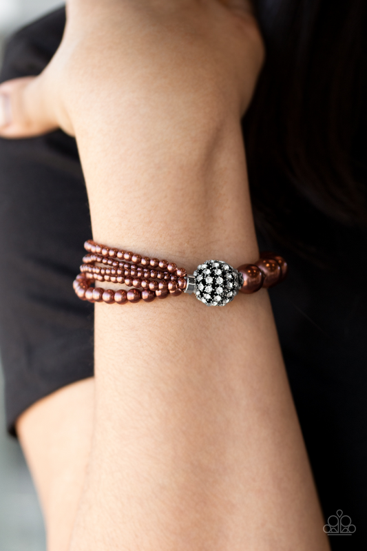Vintage Collision - Brown Paparazzi Accessories