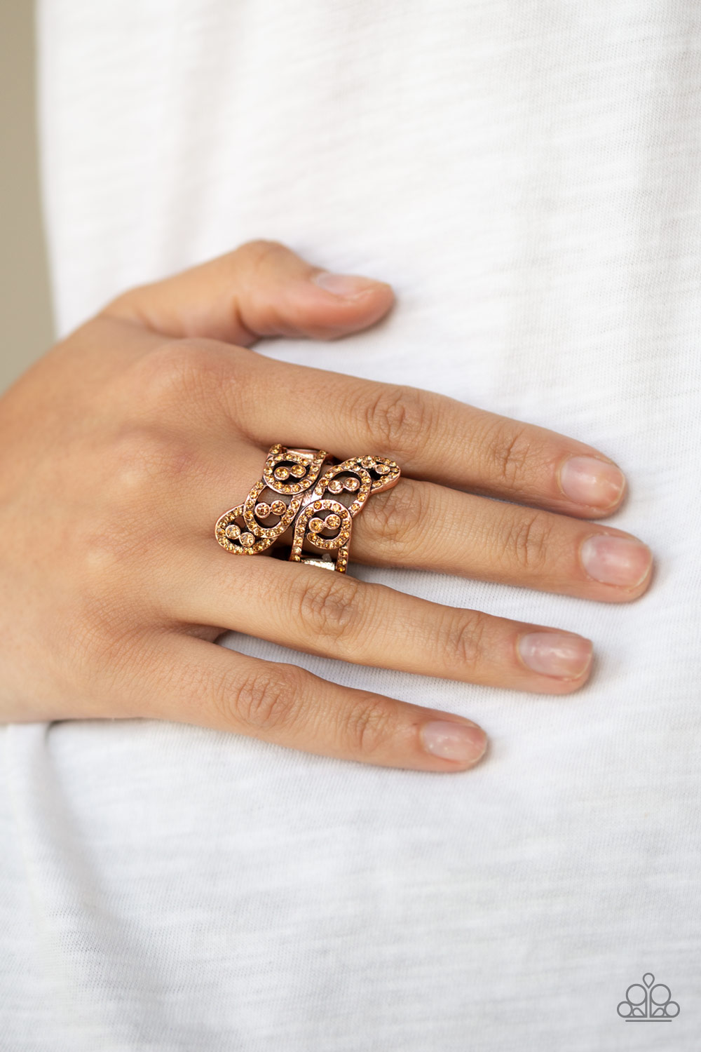 Diamond Dizzy - Copper Paparazzi Accessories