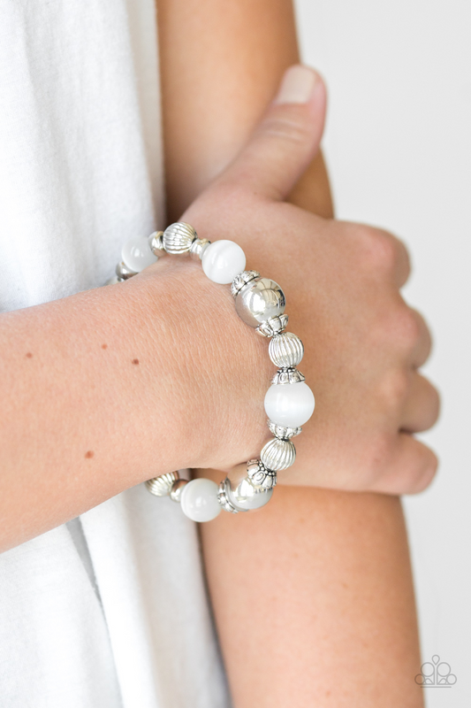 Once upon A Maritime - White Paparazzi Accessories