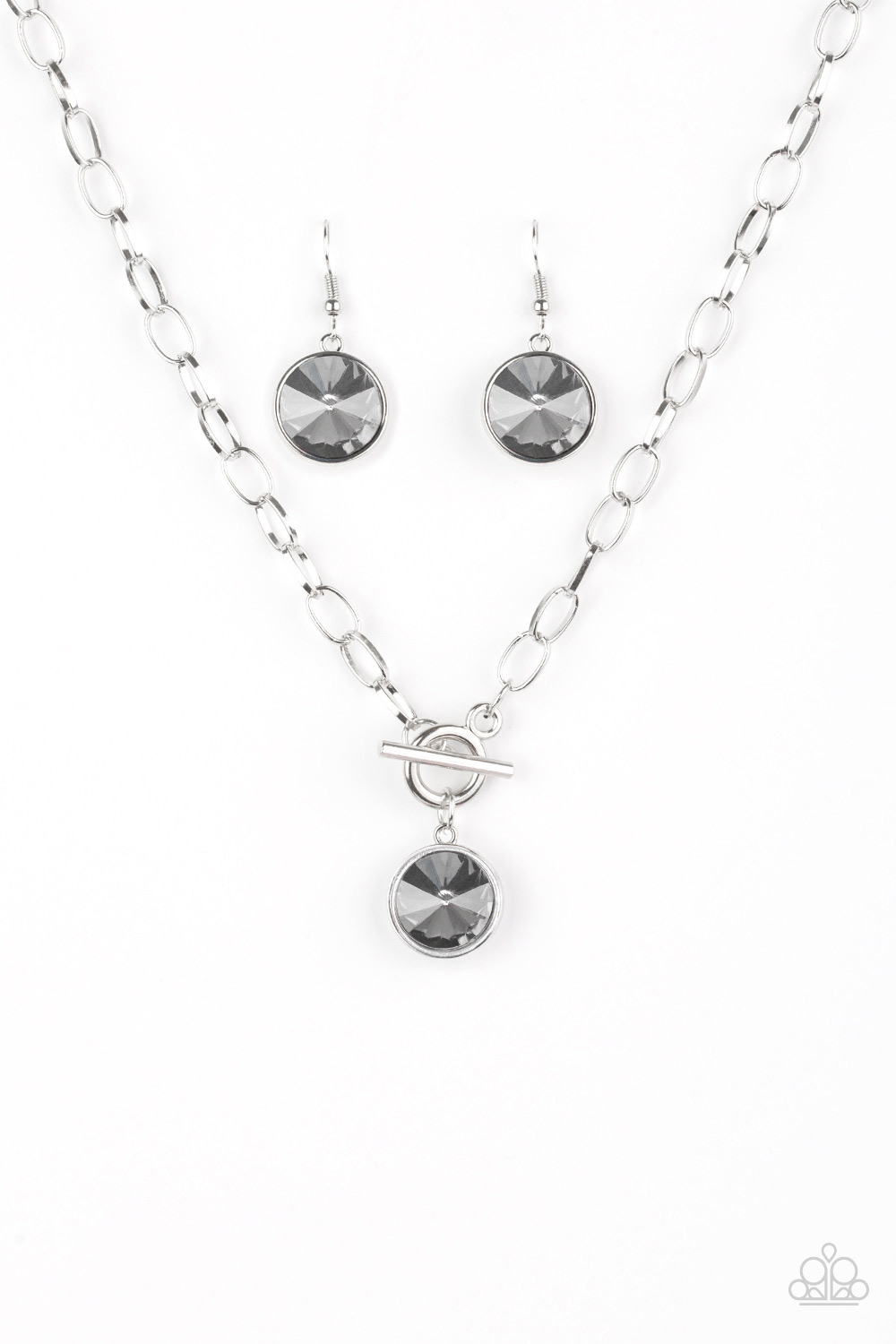 She Sparkles On - Silver Paparazzi Accessories