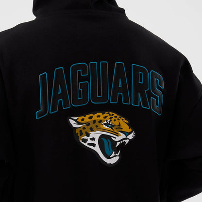 The Male model is wearing Jacksonville Jaguars NFL International Series Games Black Full Zip Hoodie 4
