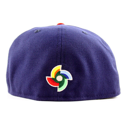 Japan 2023 World Baseball Classic (WBC) New Era 59Fifty Fitted Hat (Navy Red Grey Under Brim)