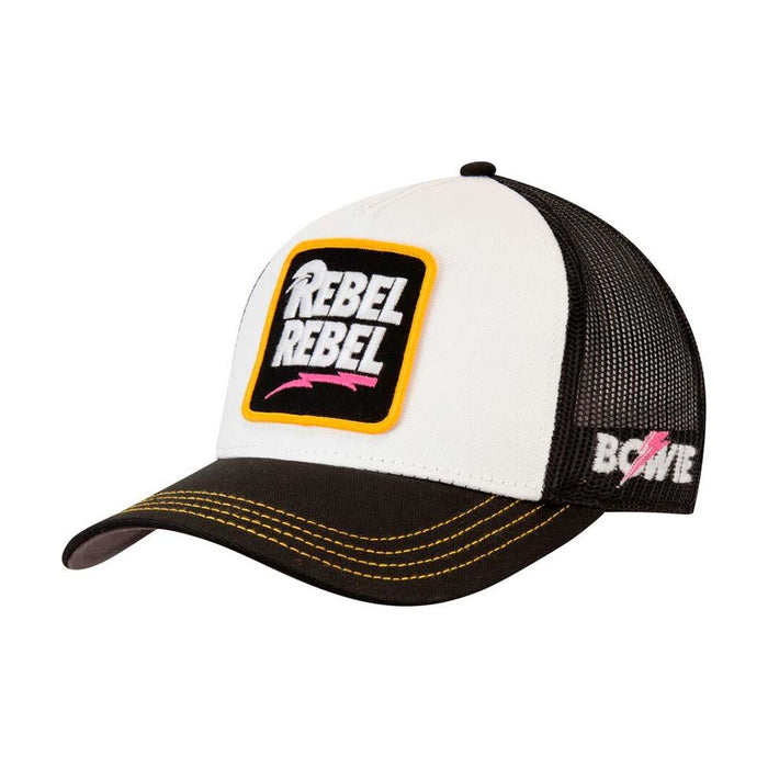 Jockey Trucker Bowie Valin Black White American Needle