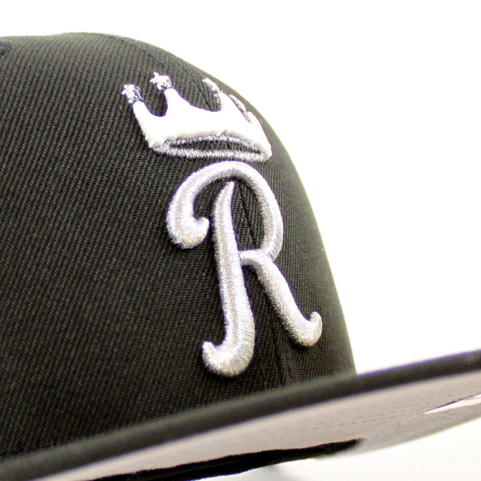 Kansas City Royals 1969-1993 25 Years Patch New Era 59Fifty Fitted Hat (Black Gray Under Brim)