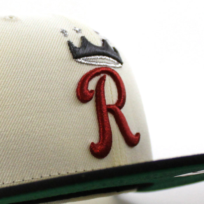 Kansas City Royals 2015 World Series New Era 59Fifty Fitted Hat (Chrome White Black Green Under Brim)