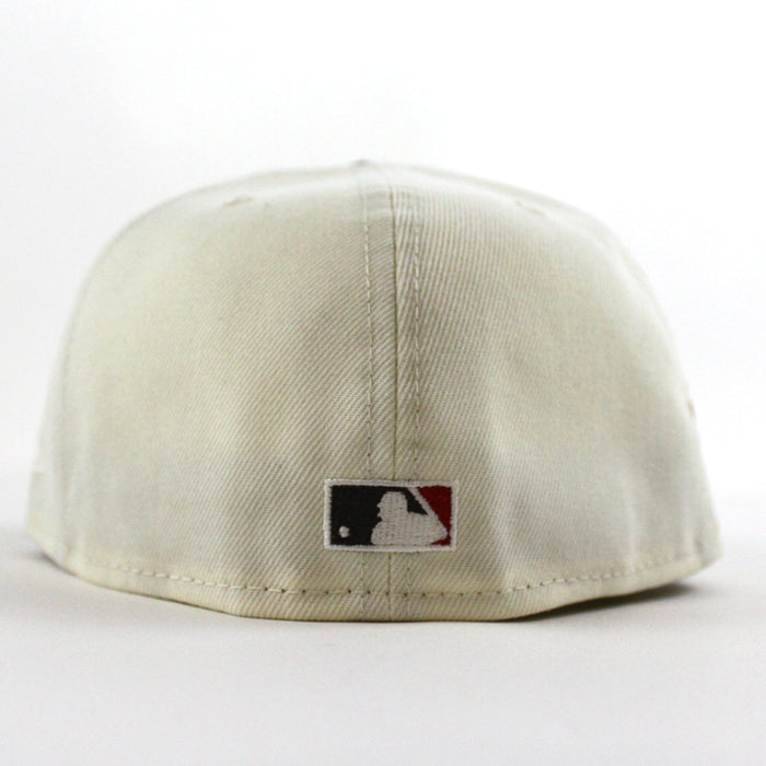Kansas City Royals 2015 World Series New Era 59Fifty Fitted Hat (Chrome White Black Green Under Brim)