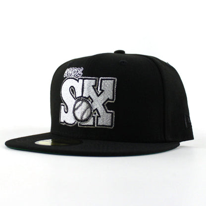 KNOXVILLE Sox New Era Fitted 59Fifty Hat (Black Green Under Brim)