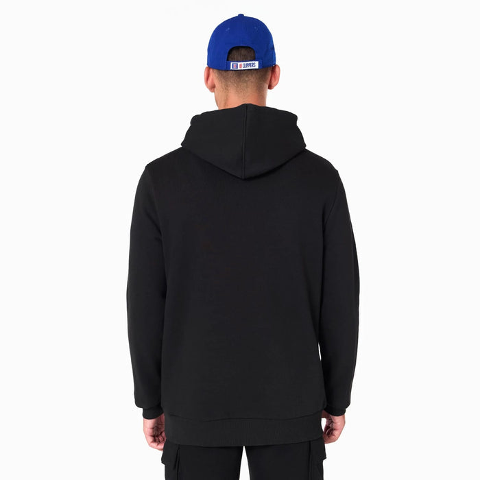 The Male model is wearing LA Clippers NBA Black Pullover Hoodie 2