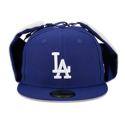 This is a LA Dodgers MLB Classic Dark Blue Dogear 59FIFTY Fitted Cap 4