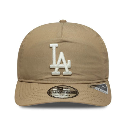 This is a LA Dodgers MLB Nylon Open Beige 19TWENTY Adjustable Cap 3