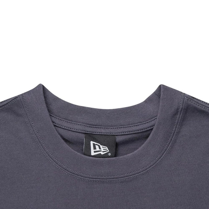 The Male model is wearing LA Dodgers MLB Patchwork Grey T-Shirt 6