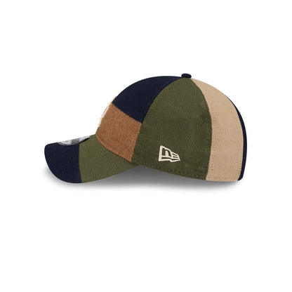 This is a LA Dodgers MLB Patchwork Open Brown 9TWENTY Adjustable Cap 5